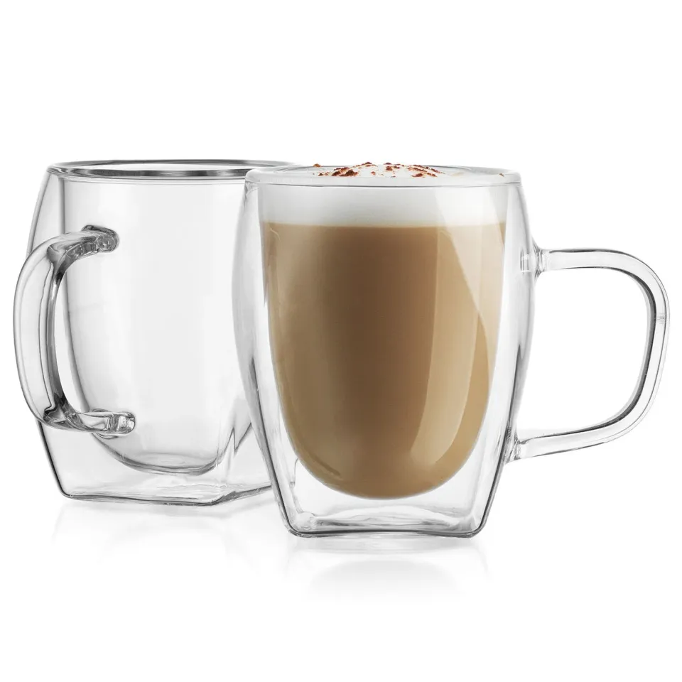 Godinger Contessa cappuccino termoglas 2 stk klar 7oz