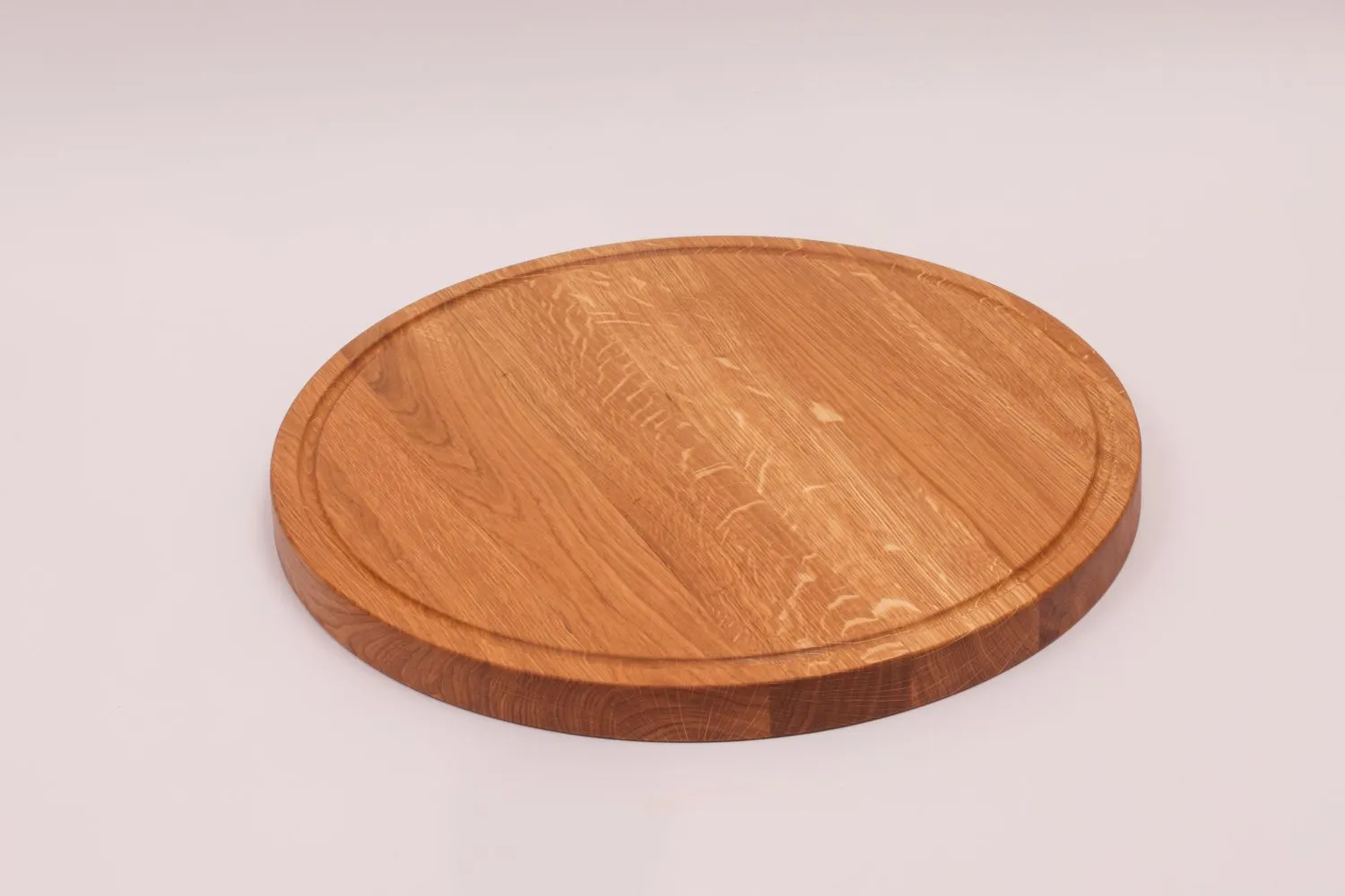 Doshka Monte skærebræt rundt egetræ 25 + 35 cm 2 stk