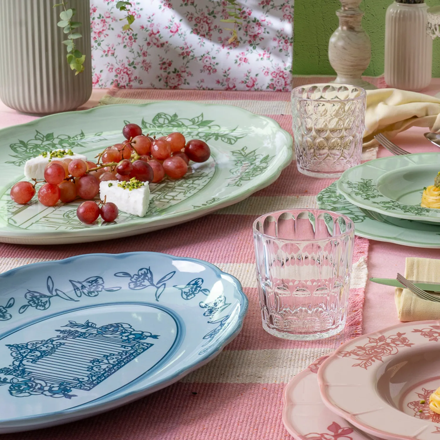 Guzzini Josephine fad stort ovalt melamin