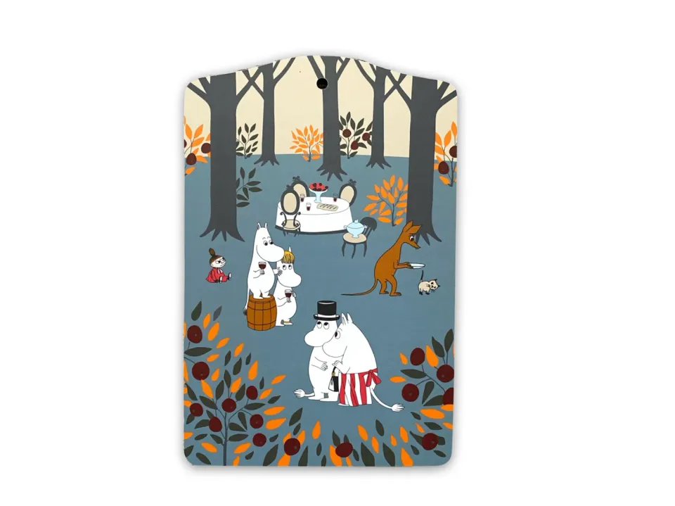 Opto Design Moomin Autumn Leaves skærebræt 30x20 cm