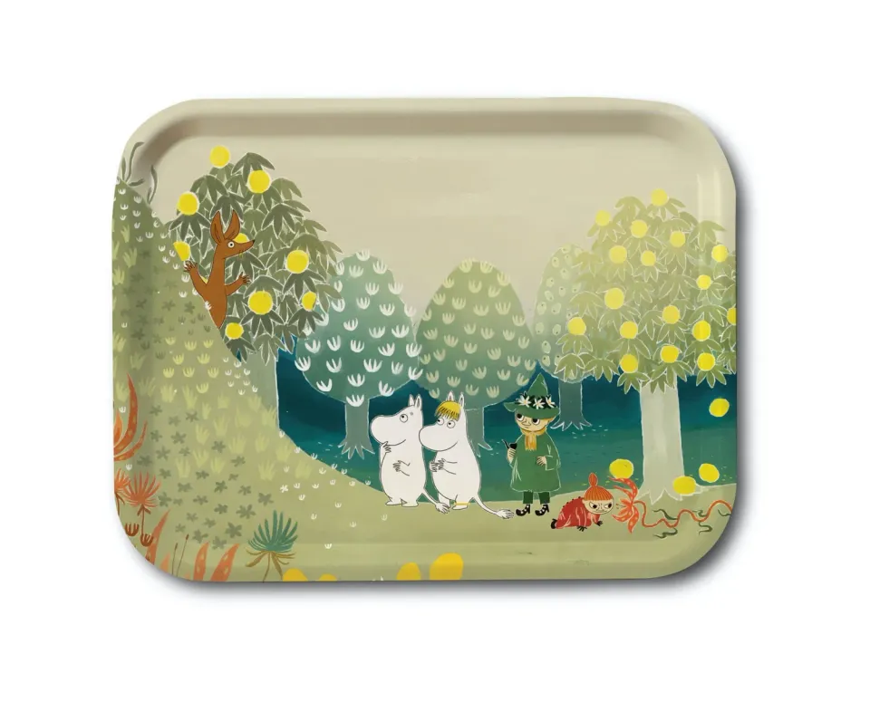 Opto Design Moomin Valley Hill bakke 27x20 cm birkefiner
