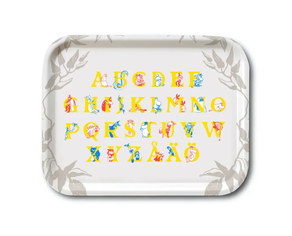 Opto Design Mumi ABC bakke 27x20 cm birkefiner