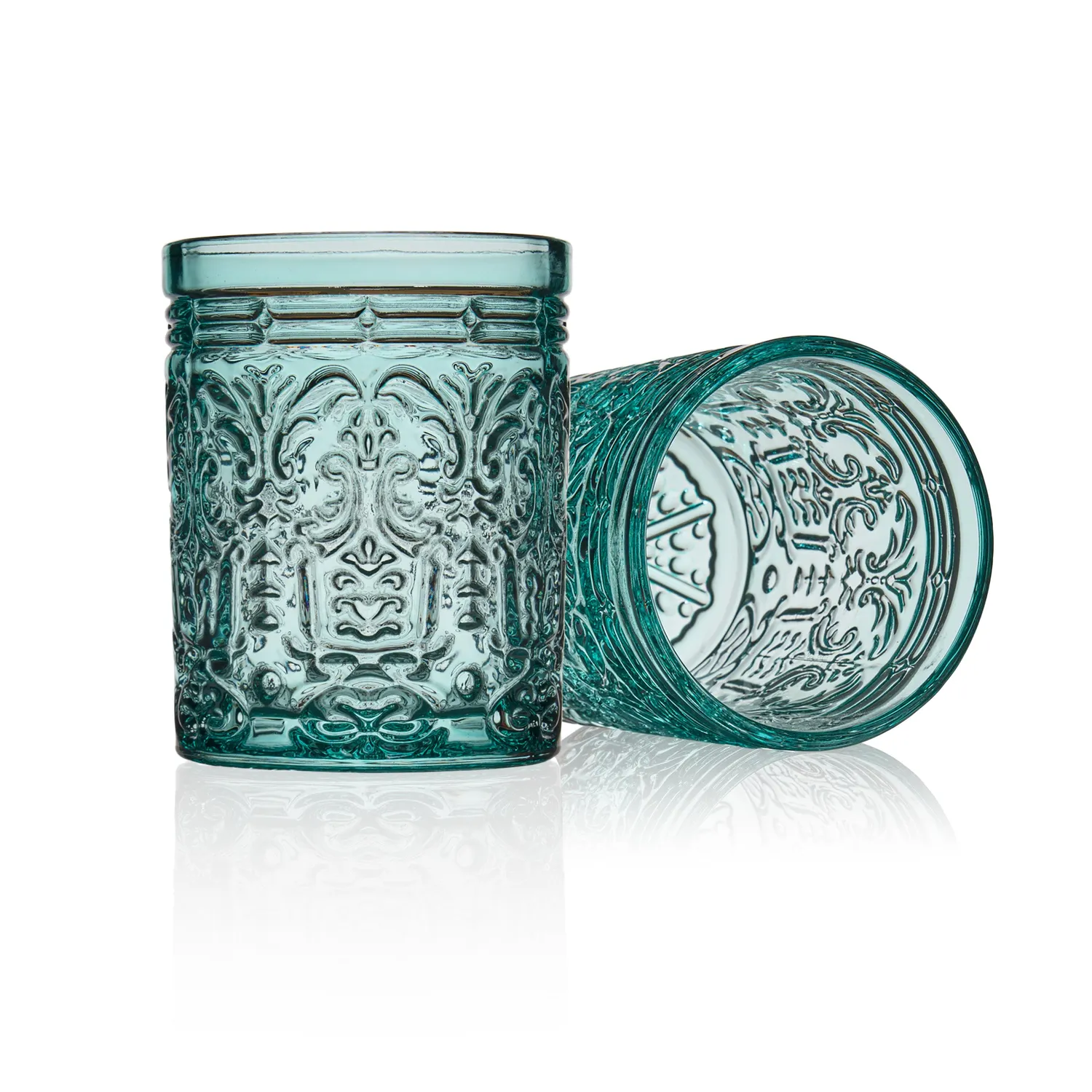 Godinger Jax Double Old Fashion whiskyglas seafoam 4 stk