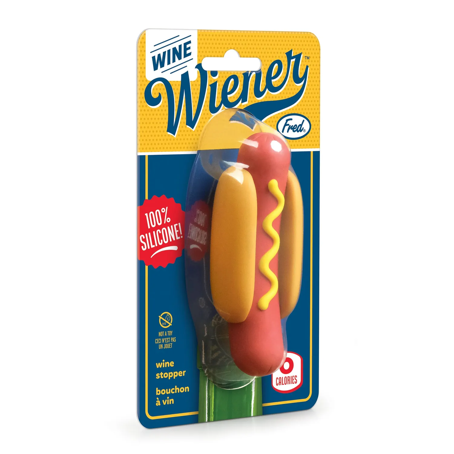 Fred Wine Wiener vinprop hotdog silikone
