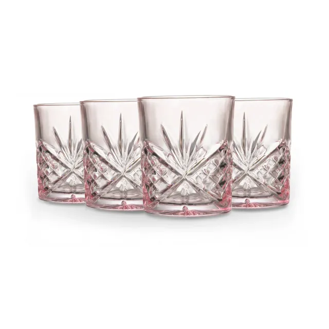 Godinger Dublin whiskyglas blush 4 stk krystal