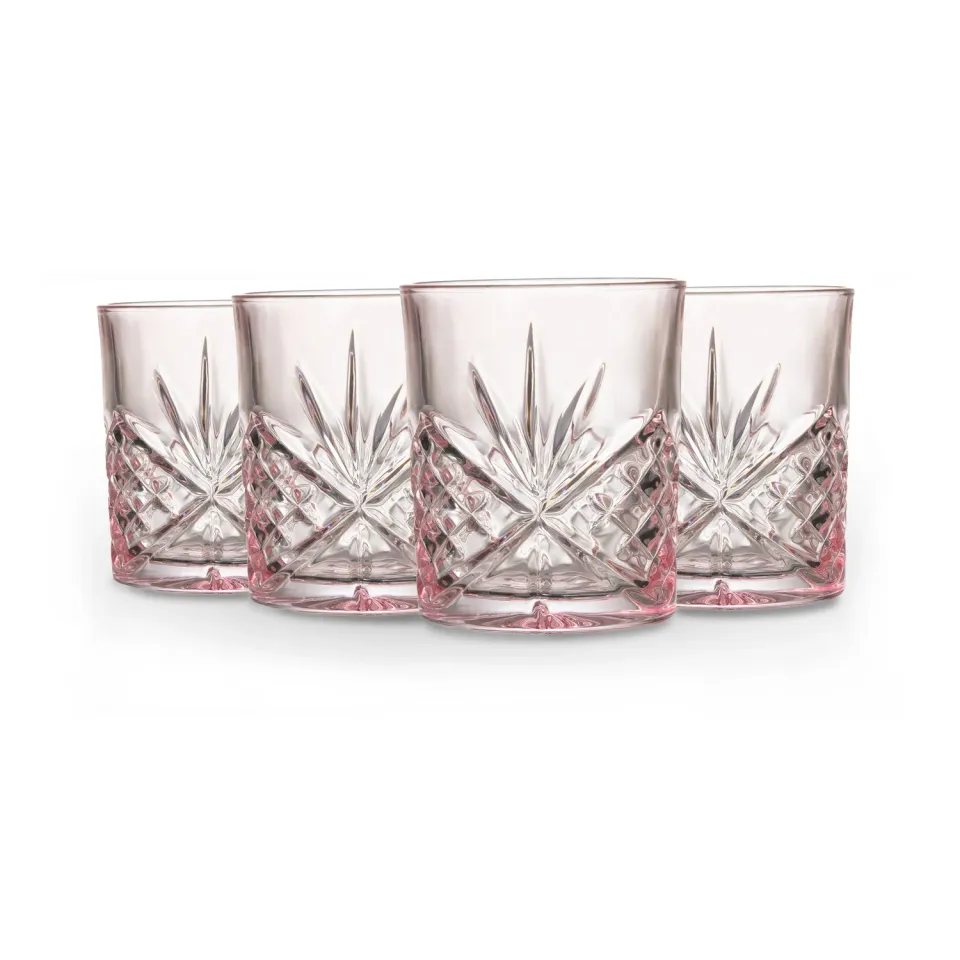Godinger Dublin whiskyglas blush 4 stk krystal
