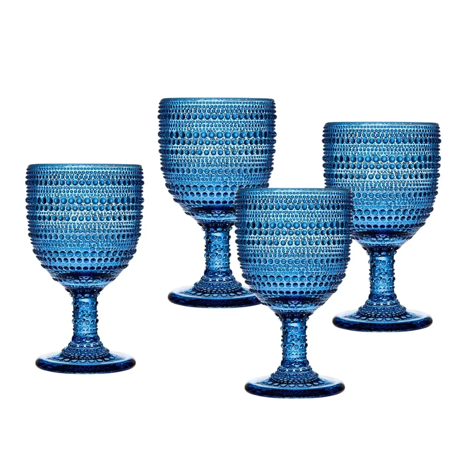 Godinger Lumina Blue pokalglas 4 stk blå 350 ml