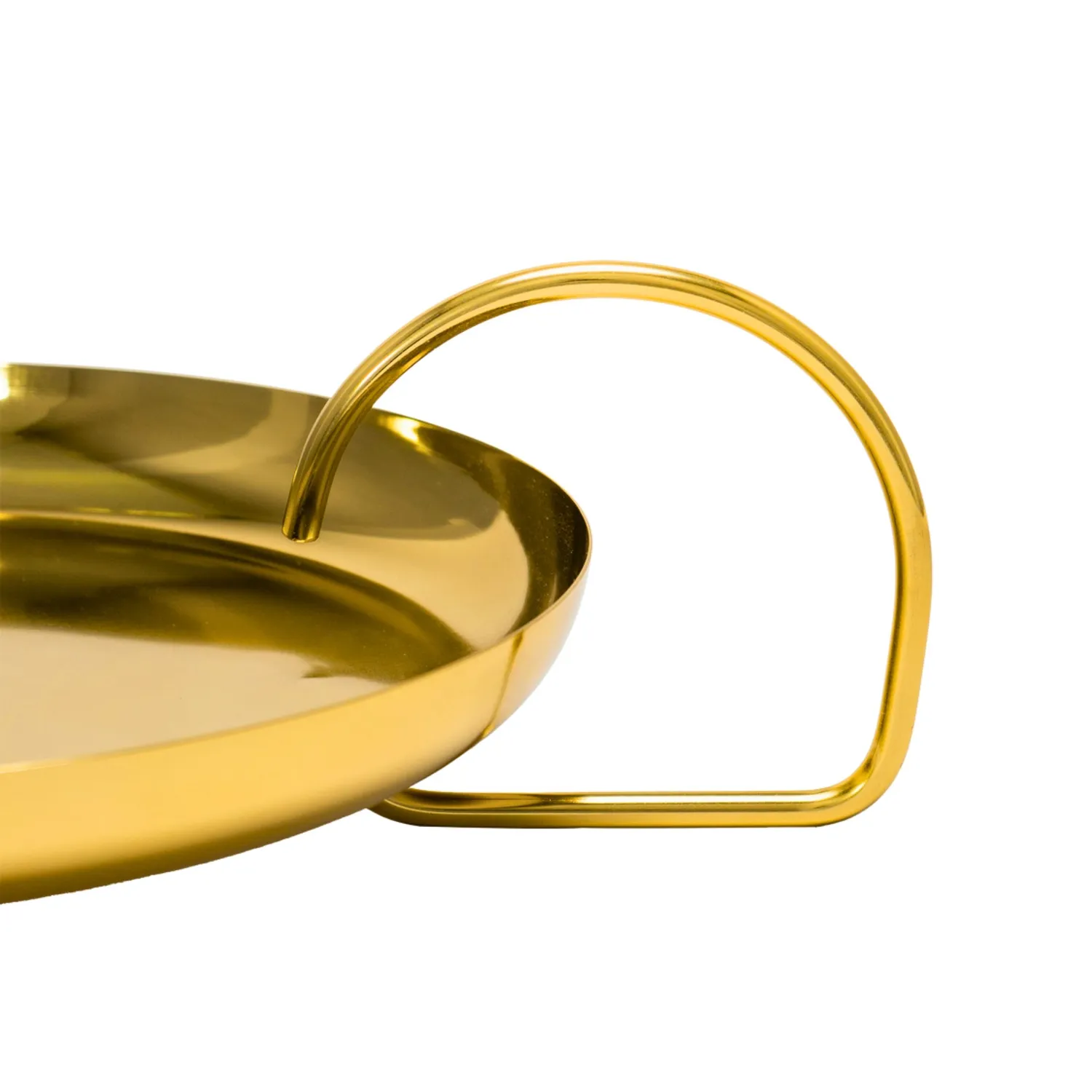 Godinger Calder serveringsbakke serveringsfad guld stål