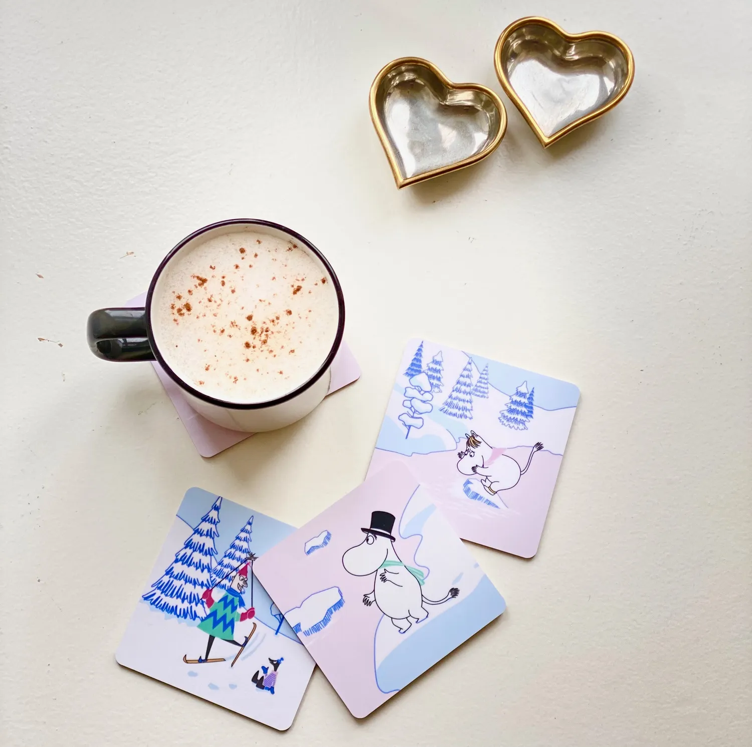 Opto Design Mumin Winter 2022 bordskånere 4-pak vinter