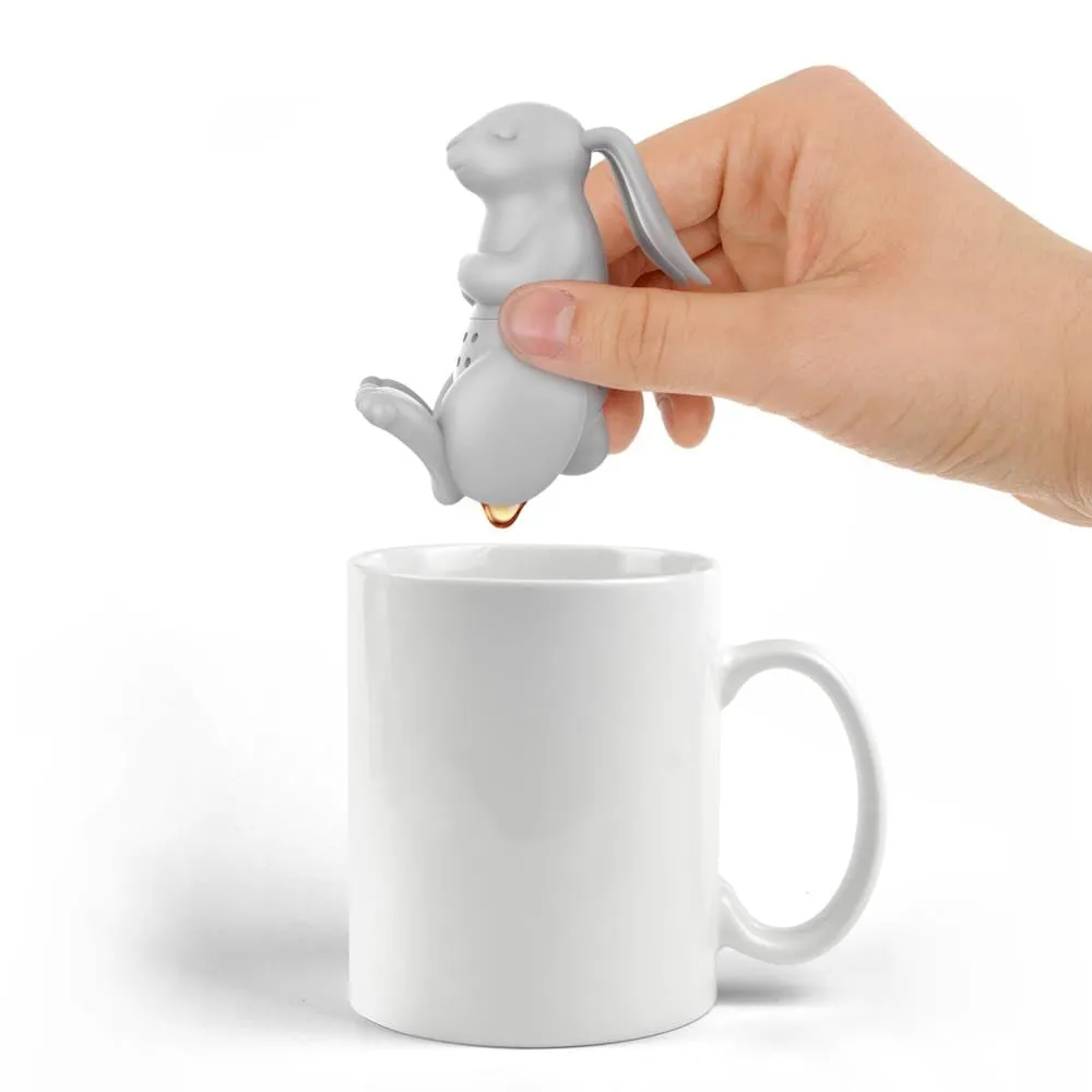 Fred Brew Bunny teinfuser i silikone kanin