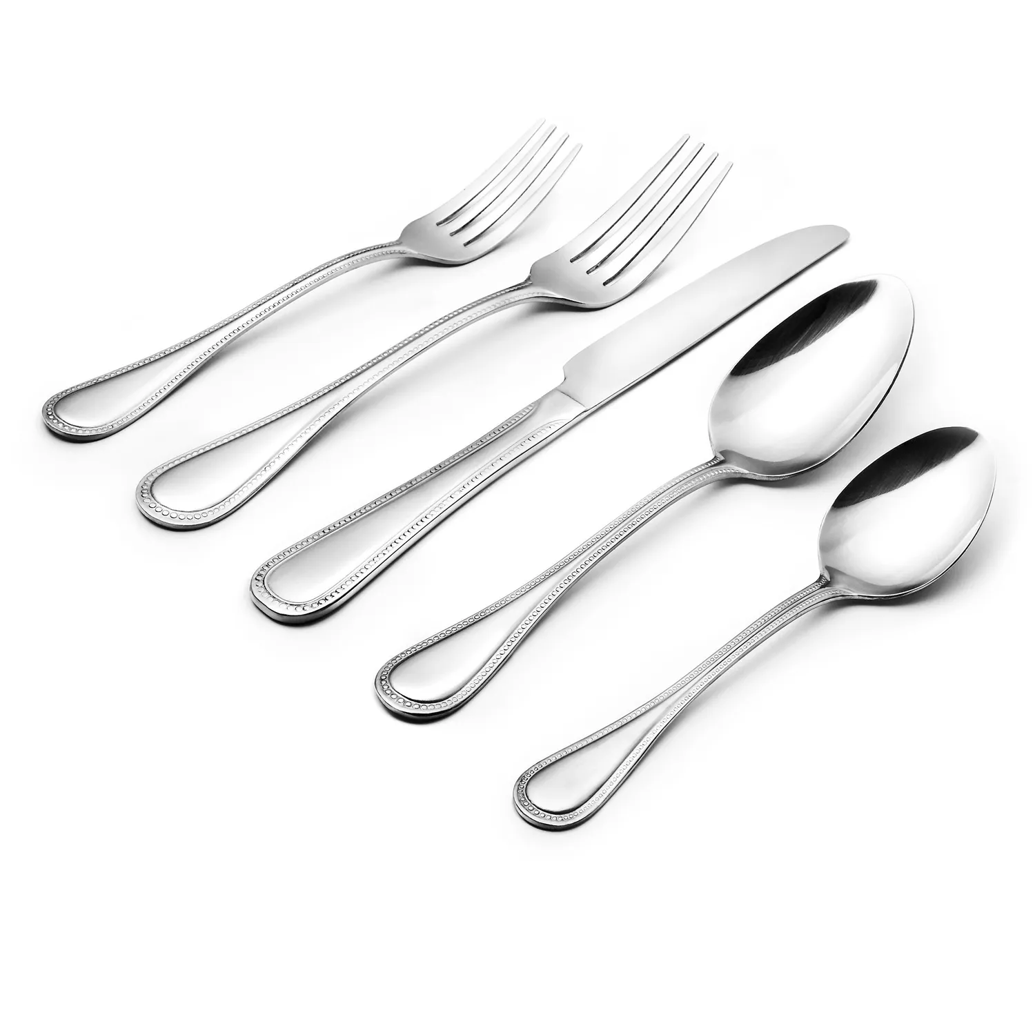 Godinger Bead Mirrored 20 Piece Flatware Set bestiksæt 4 pers stål