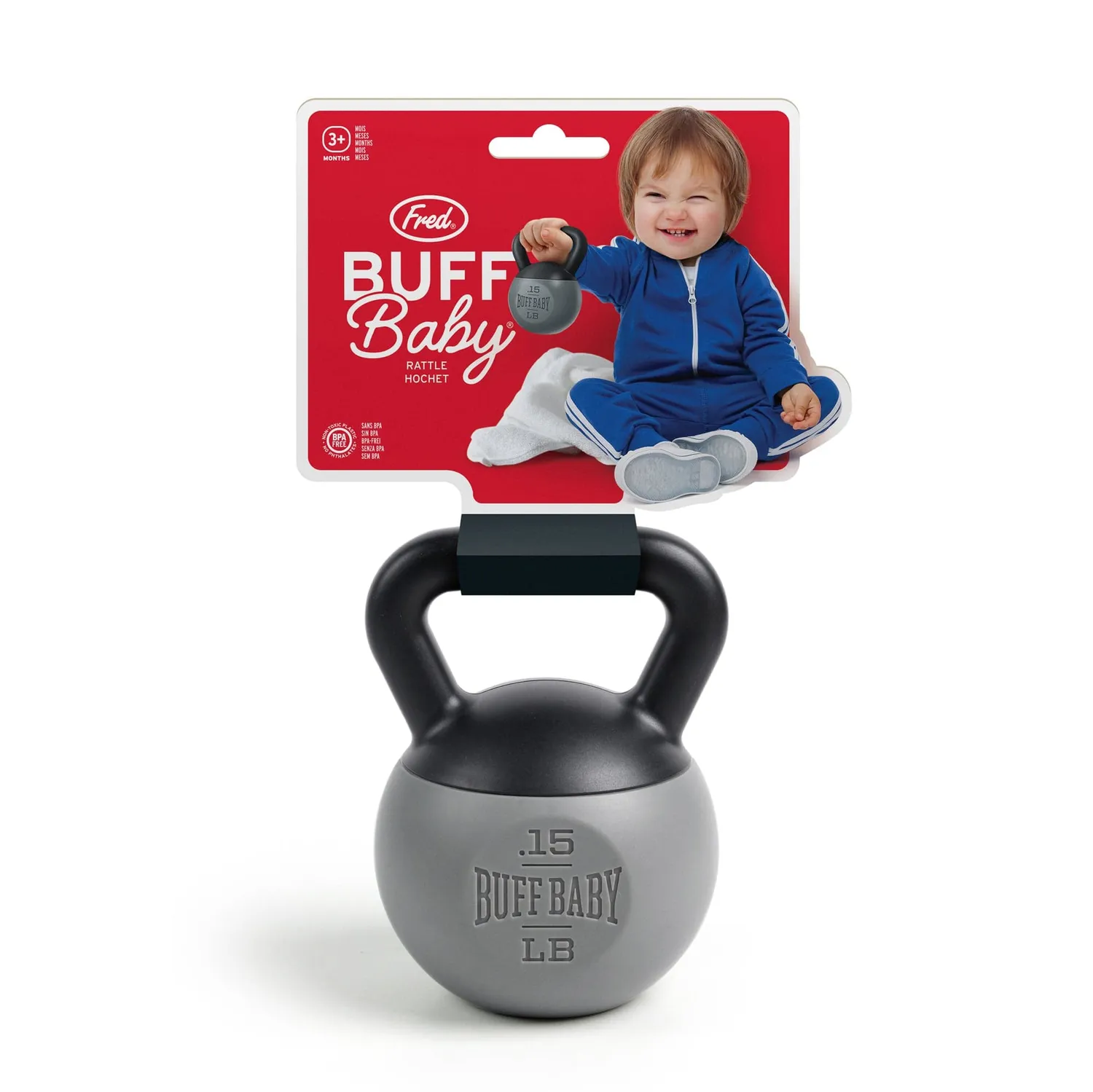 Fred Buff Baby Kettlebell Rattle rangle baby