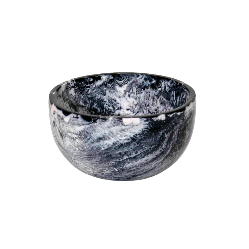 Godinger Lucente snackskål sort-hvid resin 8,5 dl