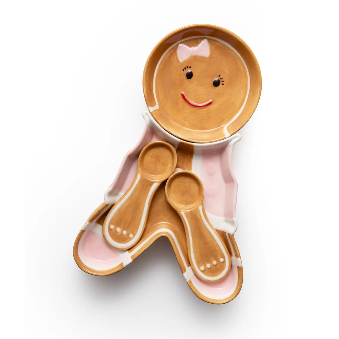 Godinger Mrs Gingerbread serveringsfad med ske