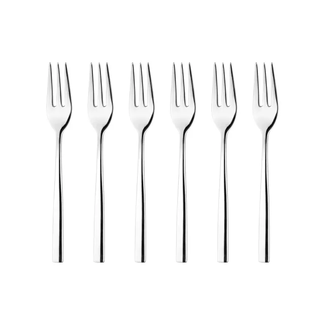 Guzzini Petra dessertgafler 6 stk 18/10 stål