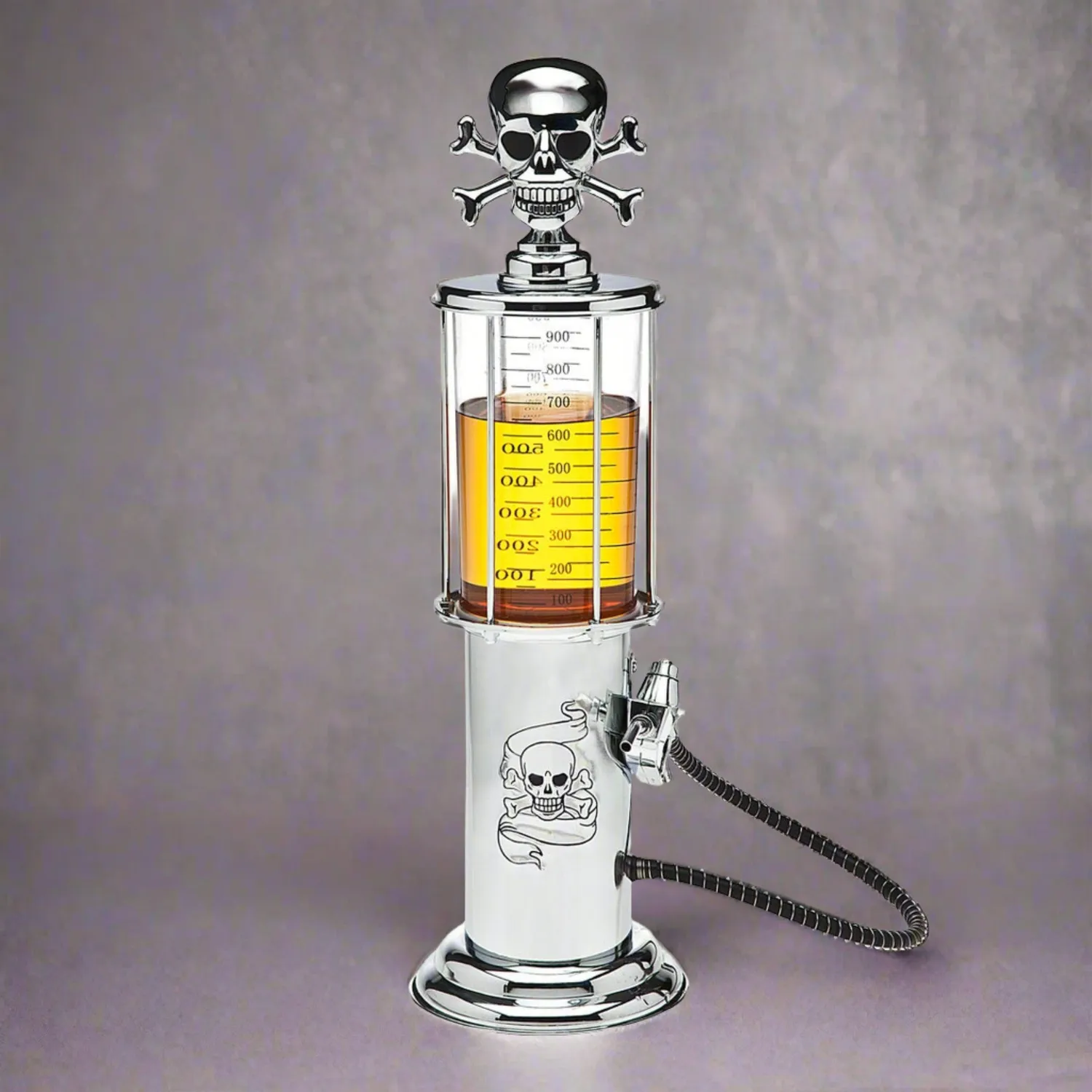 Godinger Skull drikkedispenser benzintank 88cl klar
