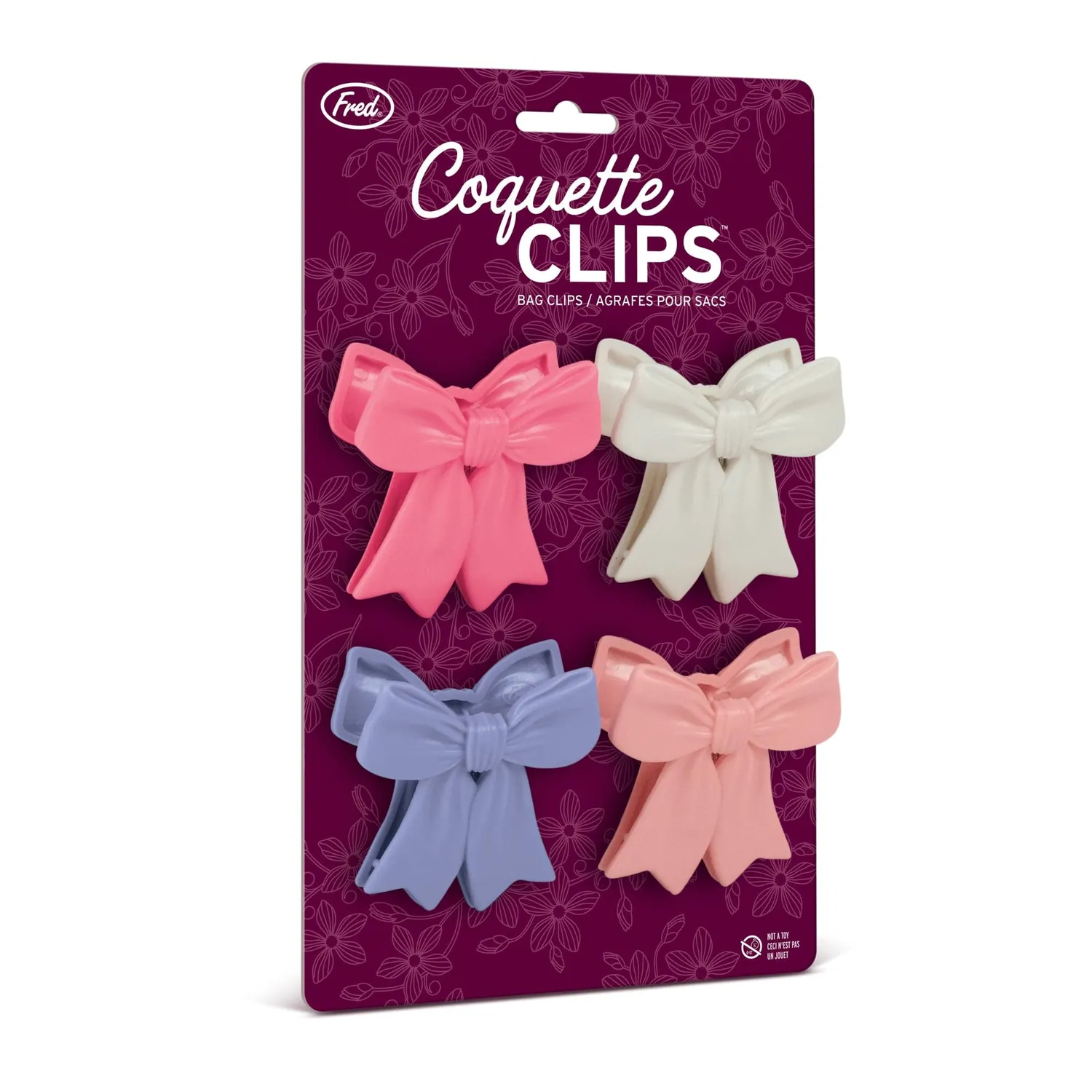 Fred Coquette Clips poseclips sløjfe 4-pak