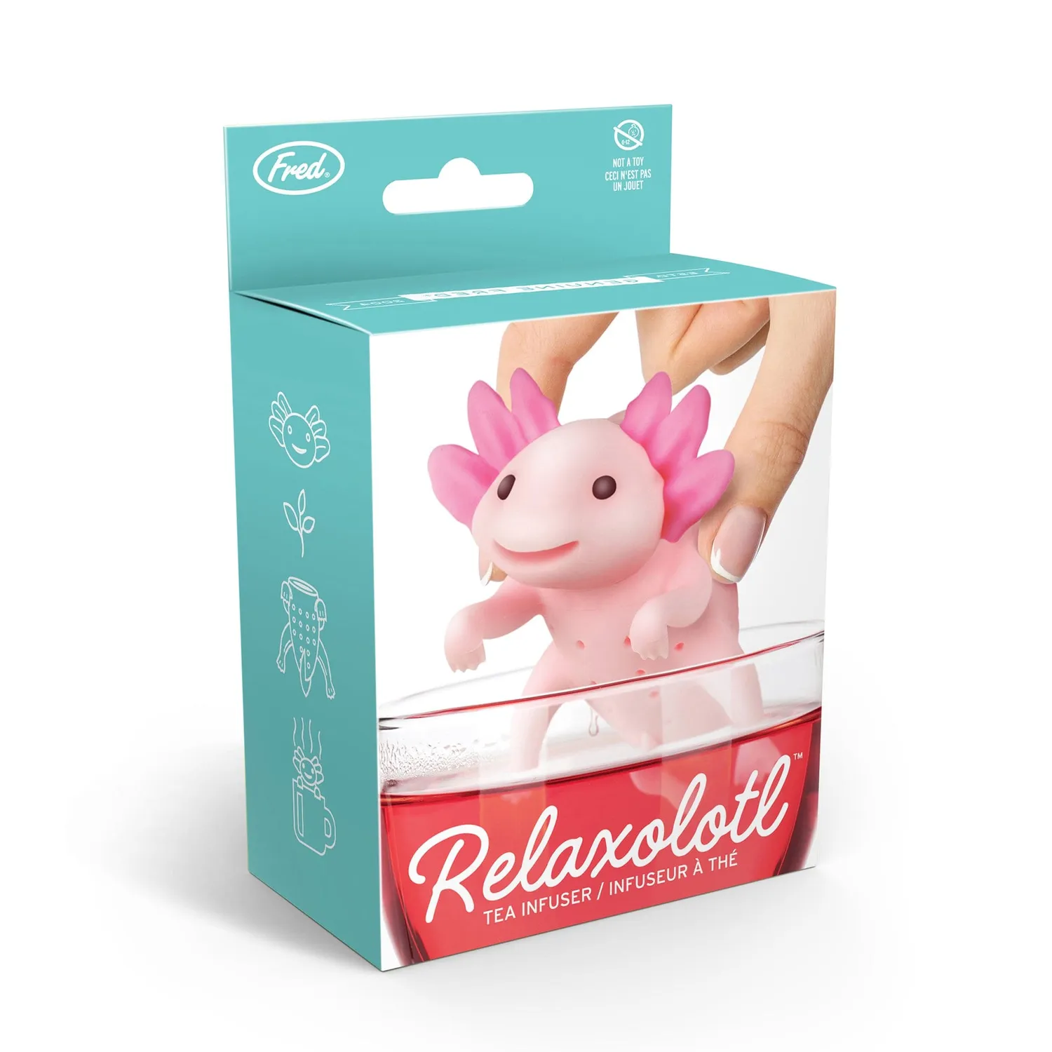 Fred Relaxolotl teinfuser axolotl silikone
