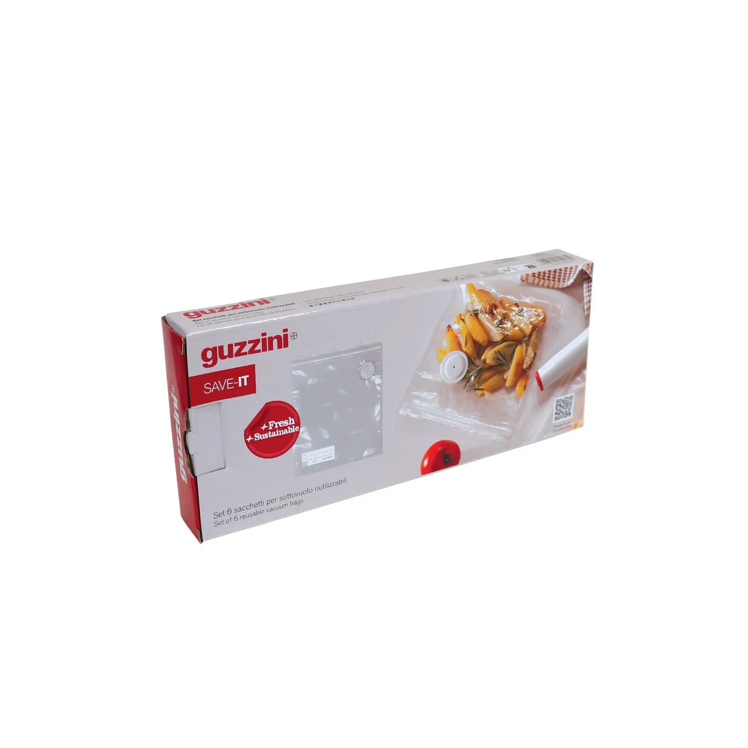 Guzzini Save-It vakuumposer 6 stk store genbrugelige