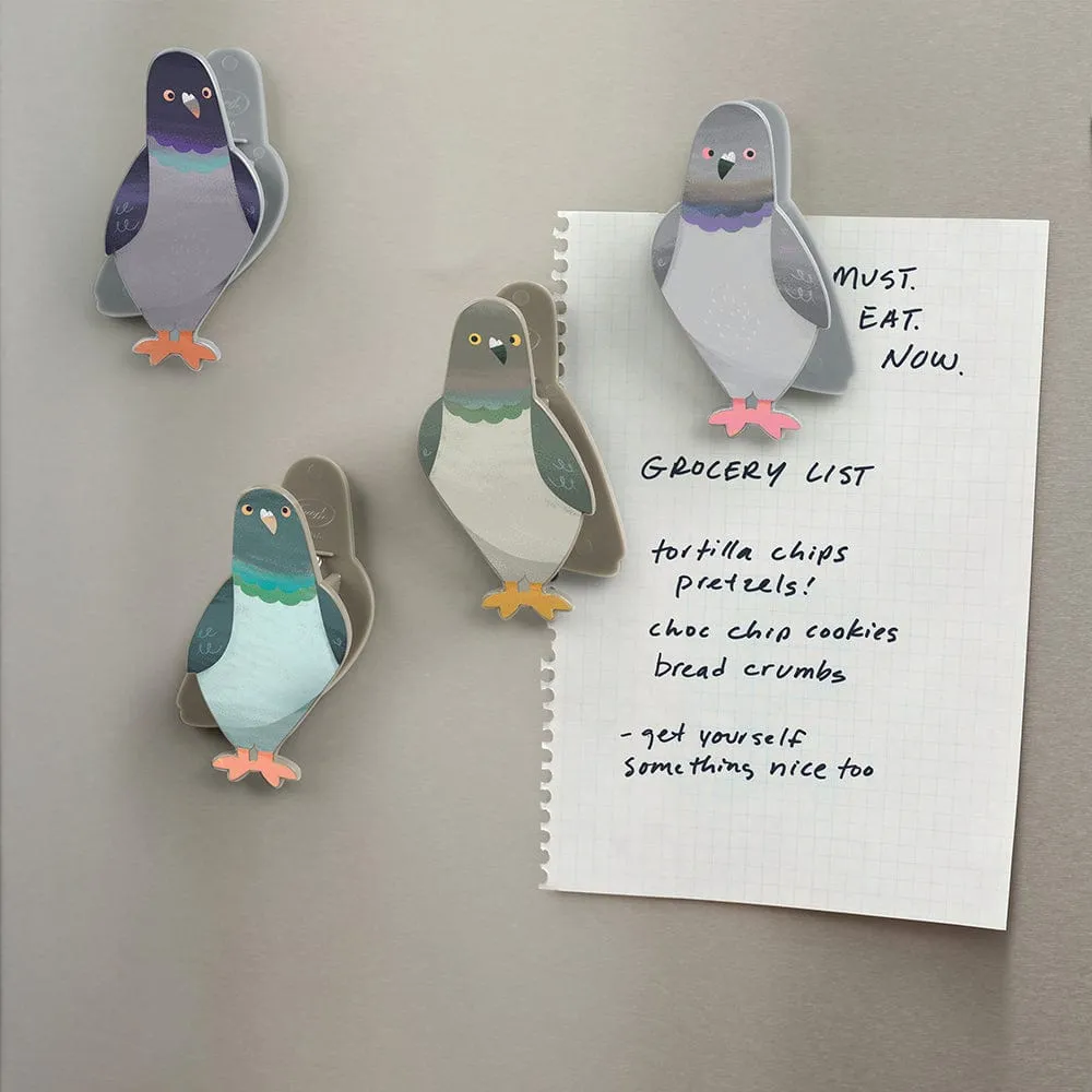 Fred Peckish poseklemmer duer 4 stk magnet