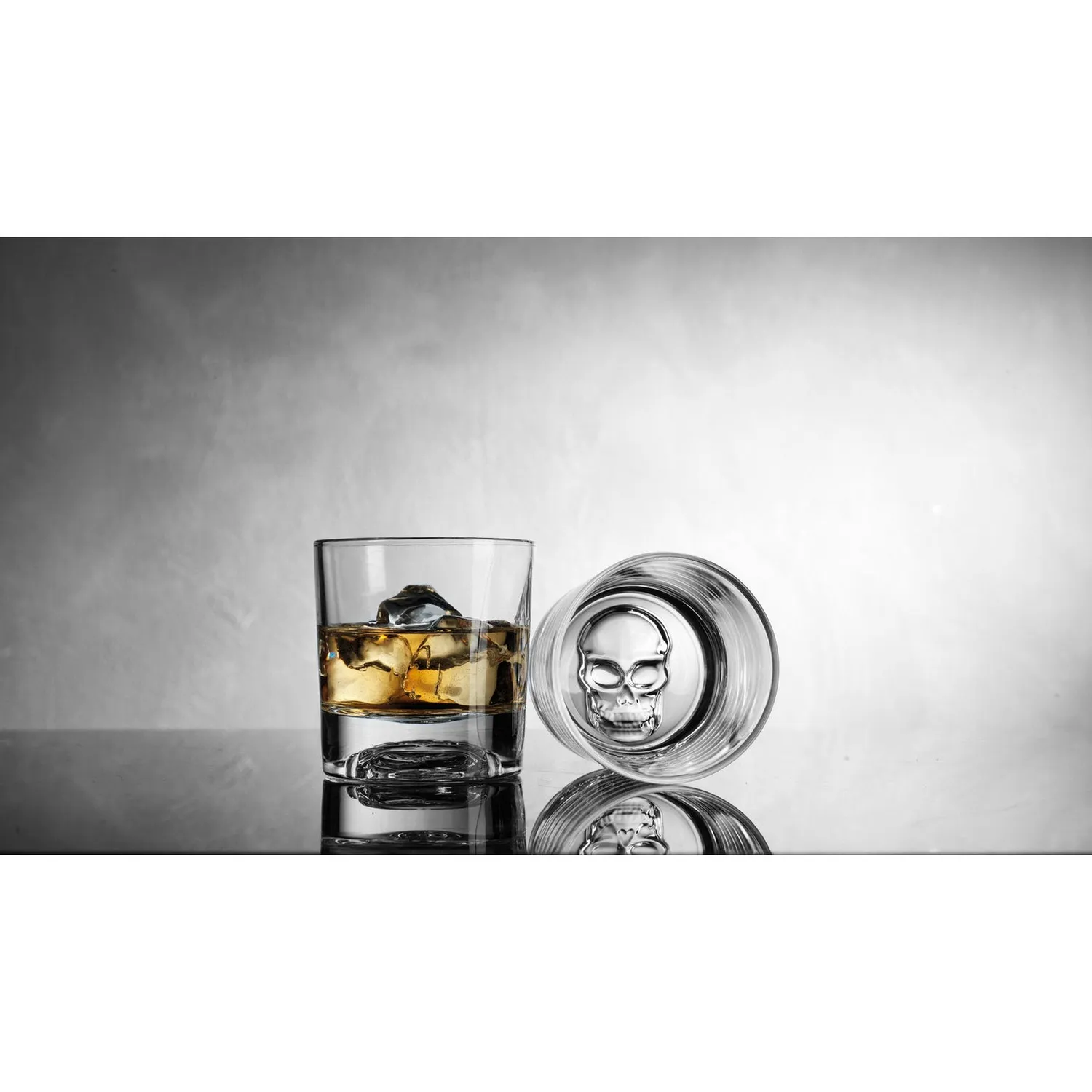 Godinger Skull Double Old Fashion whiskeyglas 2 stk krystal