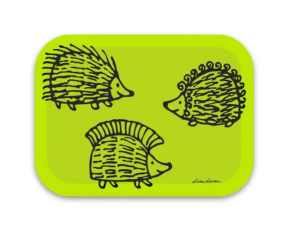 Opto Design Iggy Piggy Punky Green bakke 27x20 pindsvin