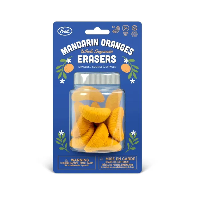 Fred Uncanny Oranges viskelæder 6 stk appelsin