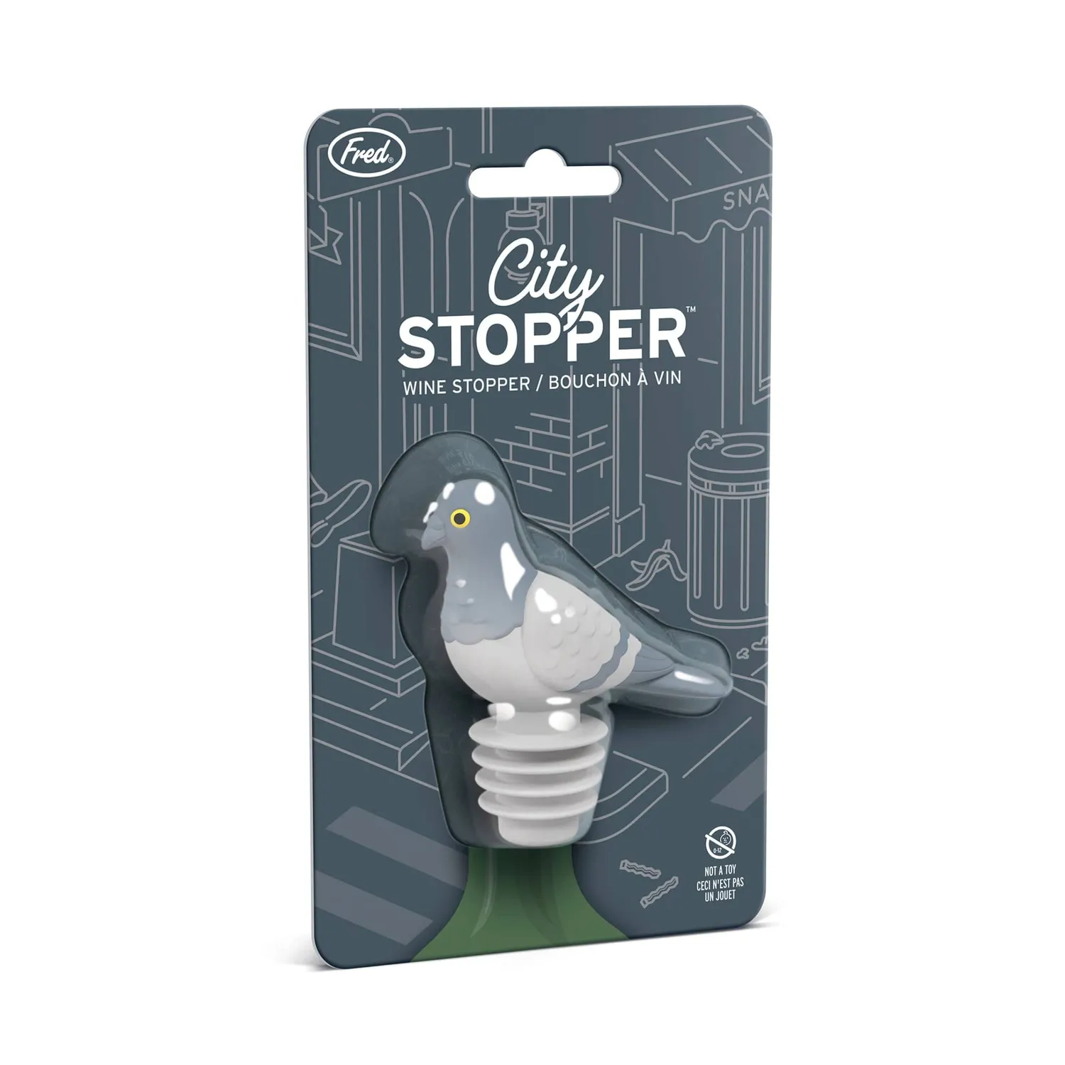 Fred City Stopper flaskeprop due silikone