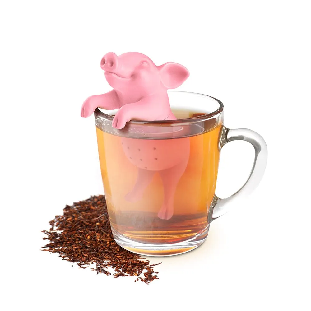 Fred Hot-Belly teinfuser gris silikone