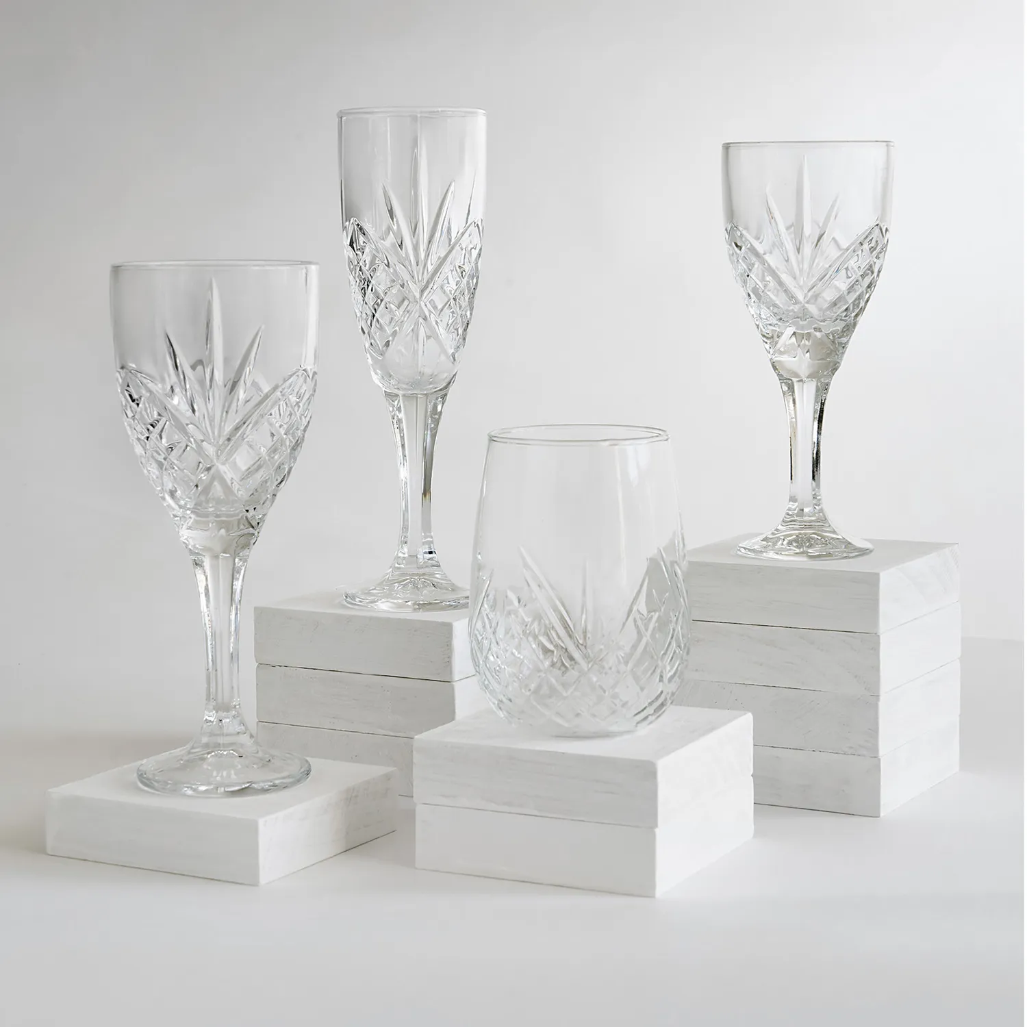 Godinger Dublin champagneglas 2-pak slebet krystal