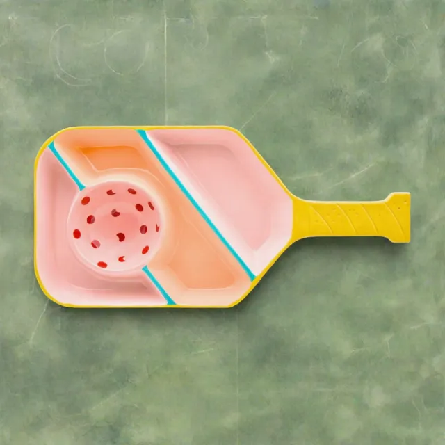 Godinger League chip dip fad porcelæn paddle