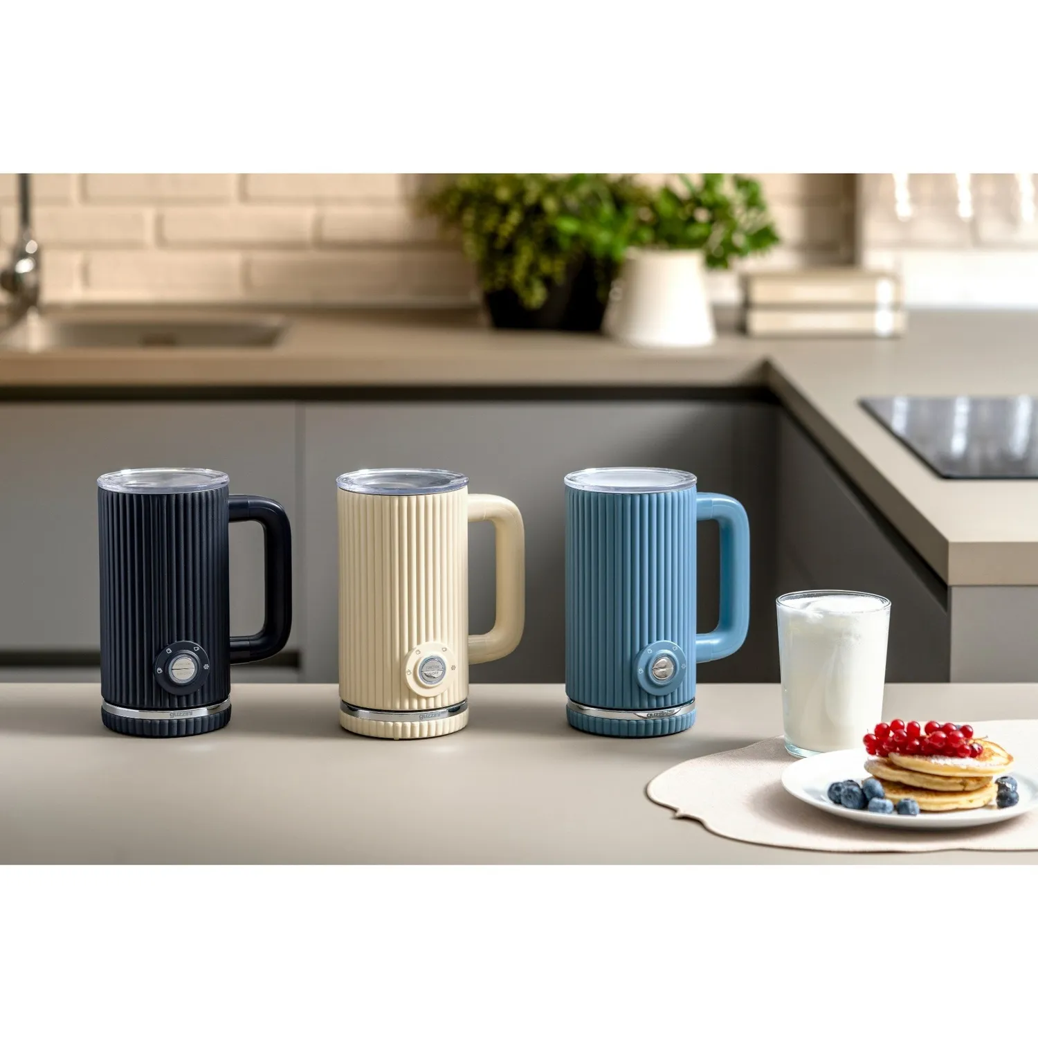 Guzzini Sous Chef mælkeskummer elektrisk 4 programmer