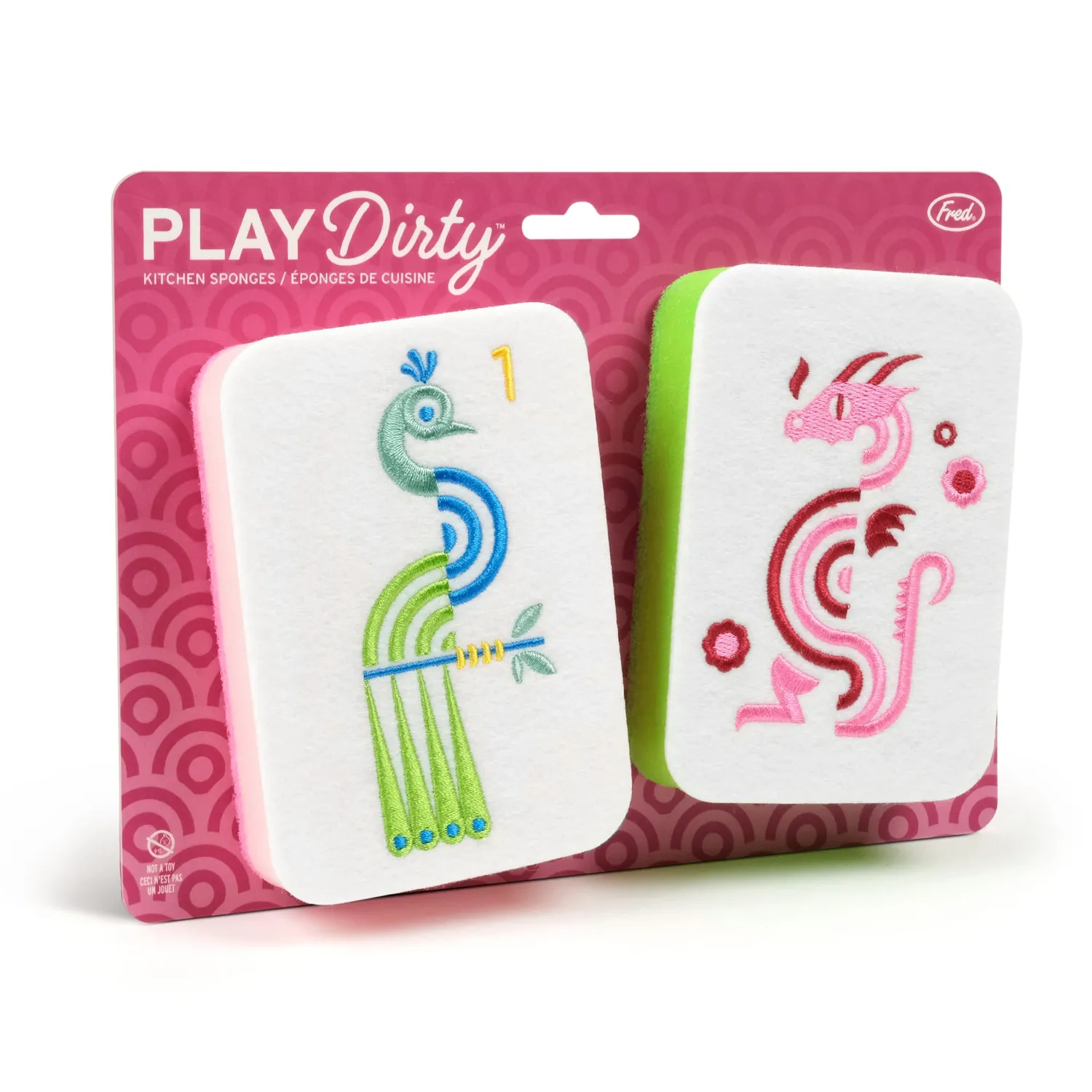 Fred Play Dirty køkkensvampe 2 stk mahjong