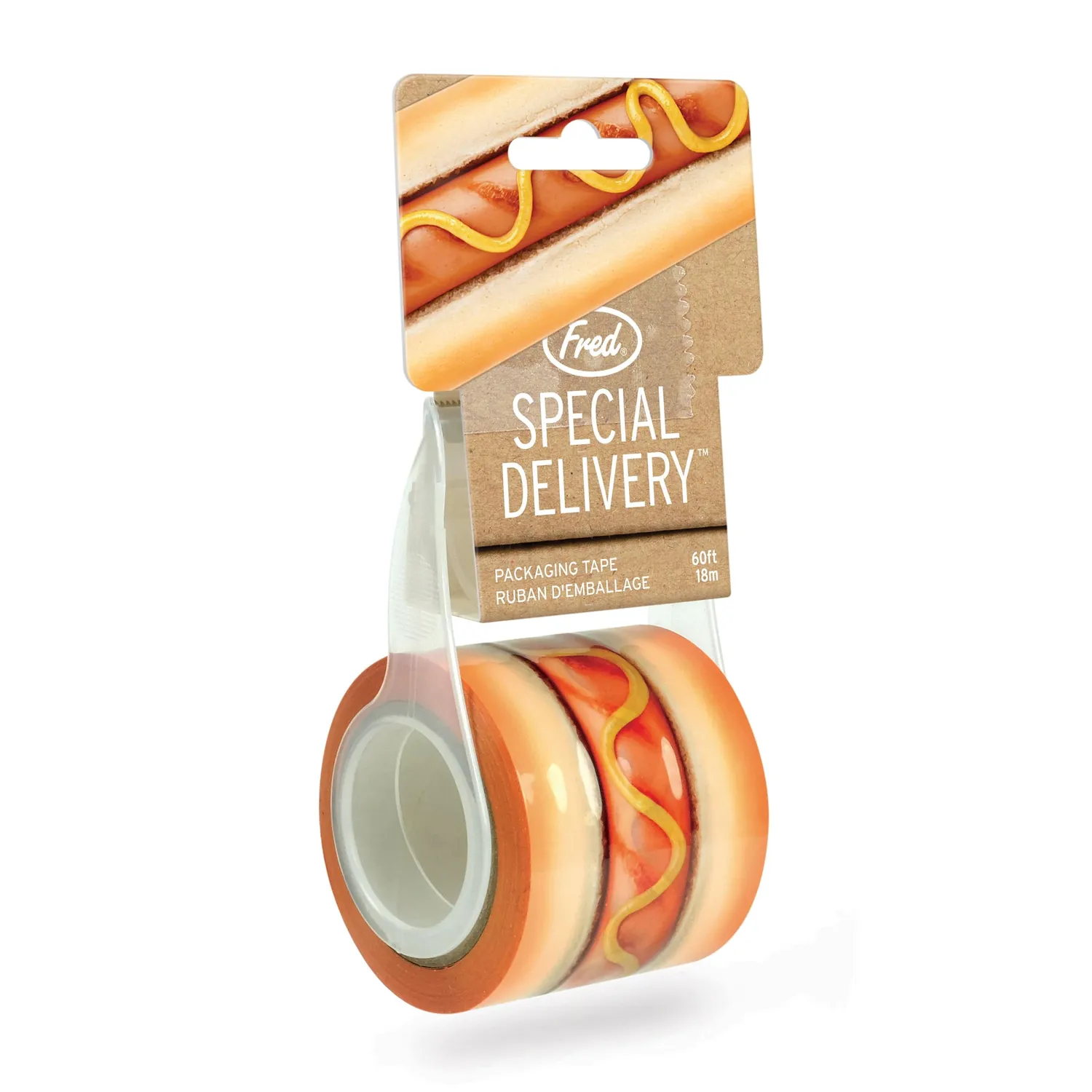 Fred Special Delivery Hot Dog pakketape pølser