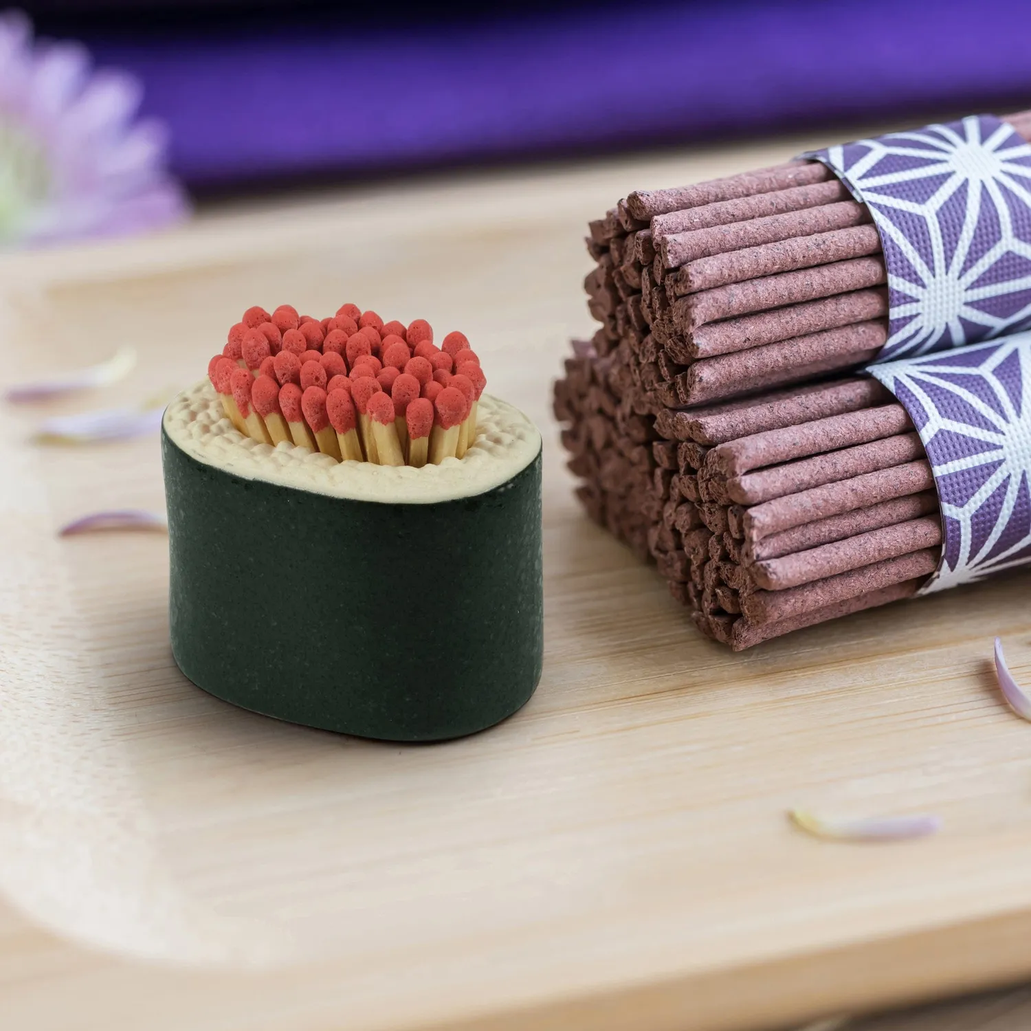 Fred Fire Roll tændstikholder sushi keramik