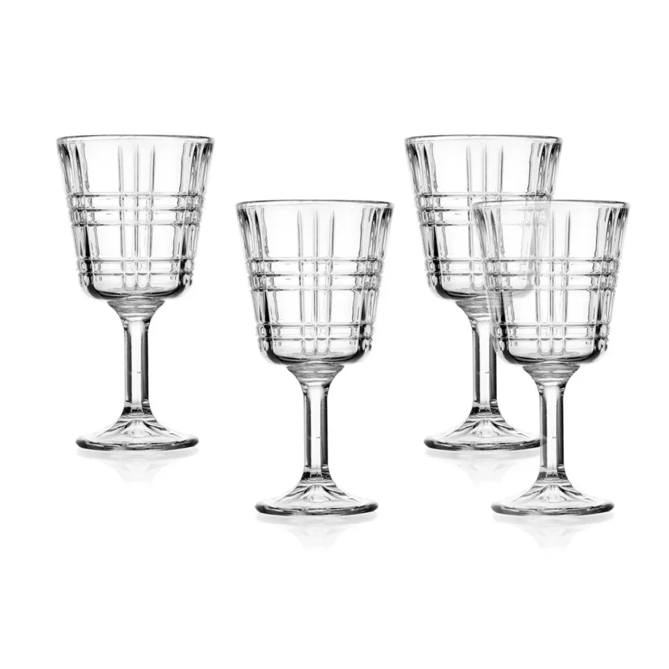 Godinger Boundary pokalglas 4 stk slebet krystal