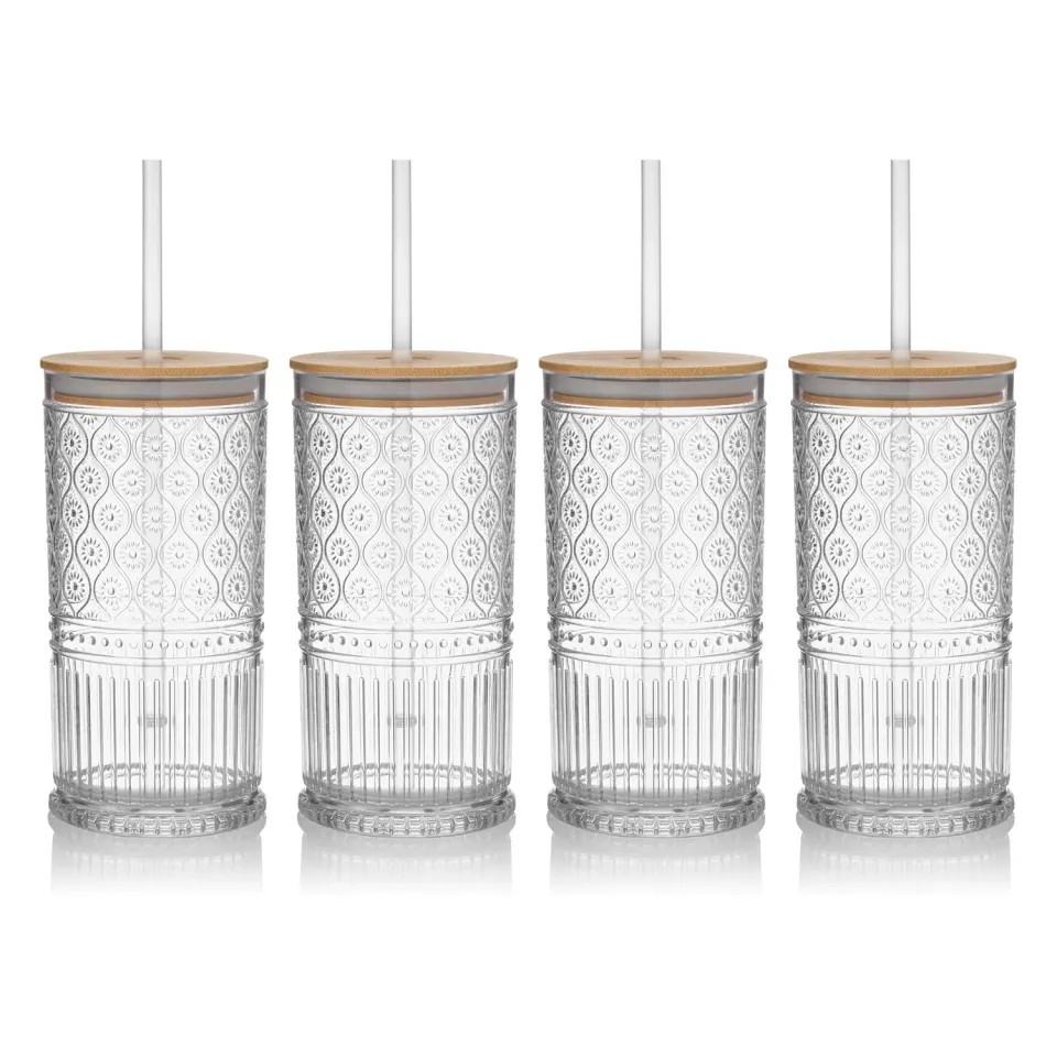 Godinger Claro tumbler klar akryl 4 stk 568 ml