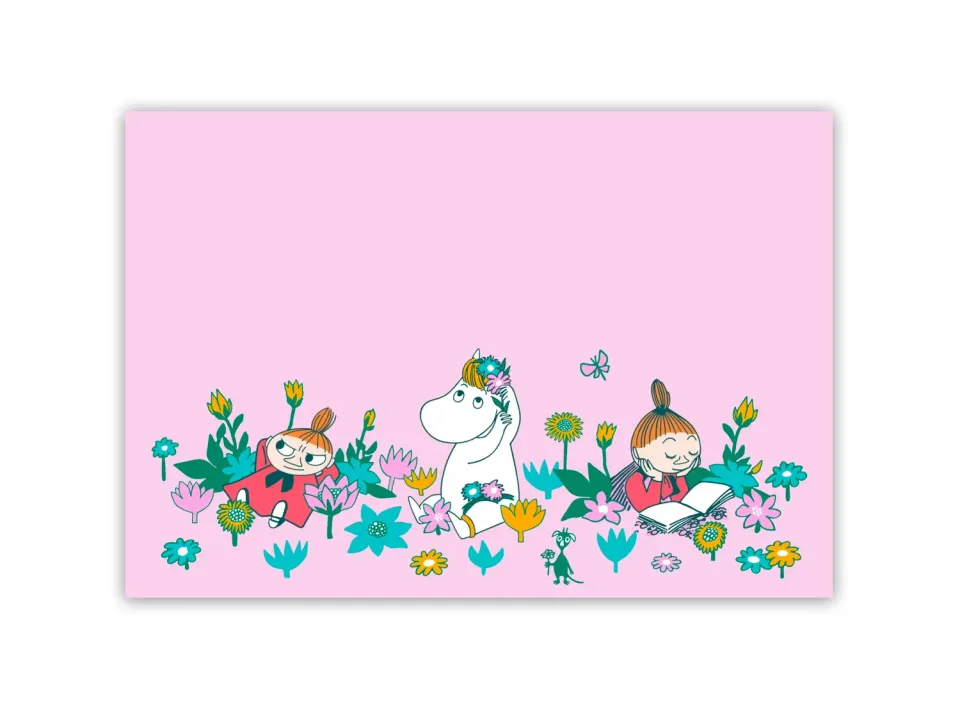 Opto Design Moomin Snorkfrøken dækkeserviet rosa 40 cm