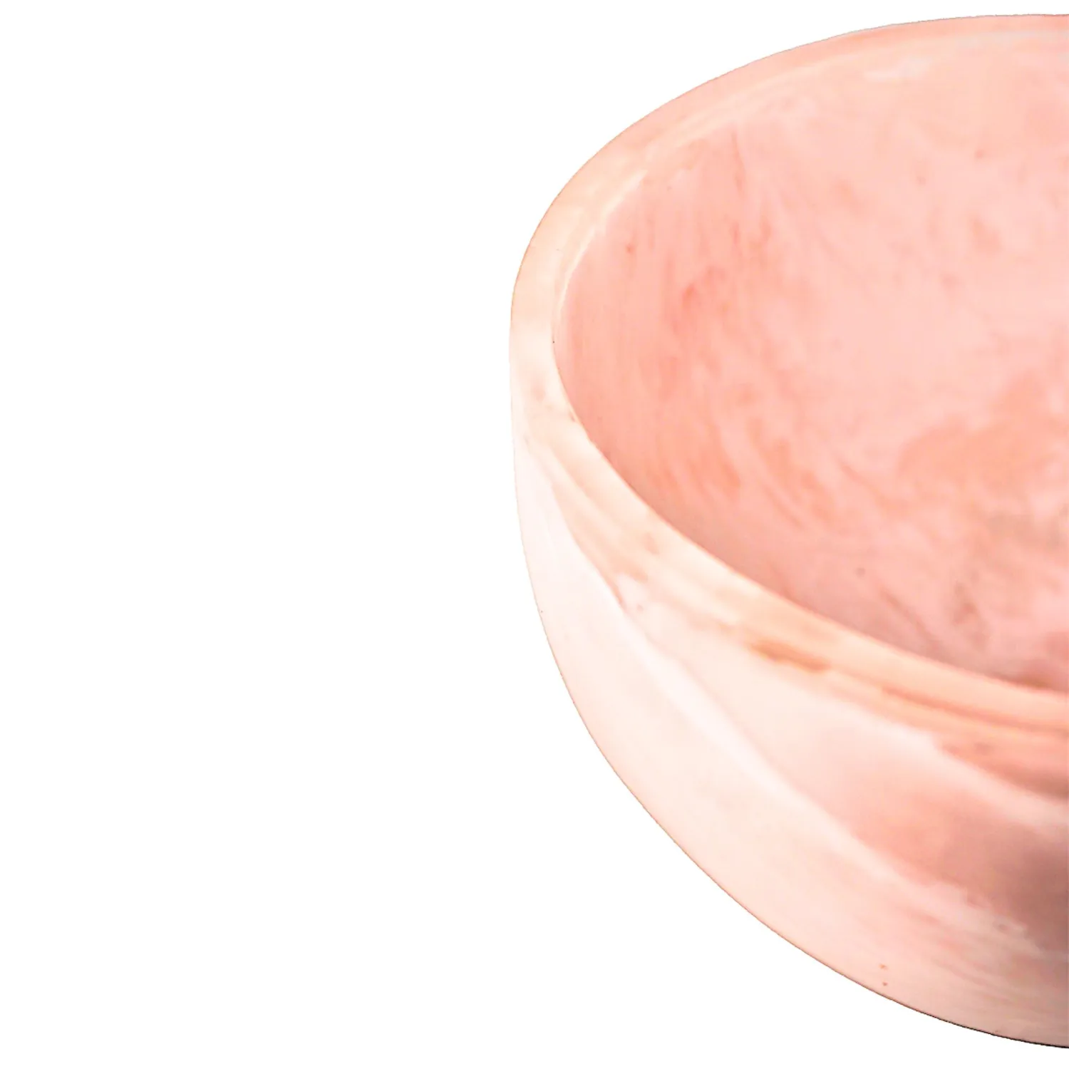 Godinger Lucente skål lyserød resin 30 oz