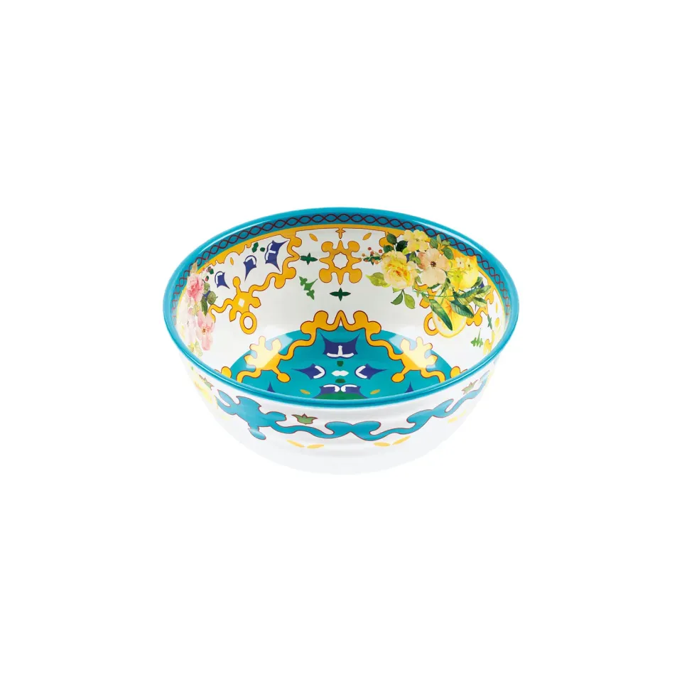 Guzzini Flower&Lemon serveringsskål 22 cm melamin