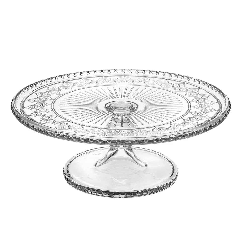 Godinger Claro kagefad med fod krystal 31 cm