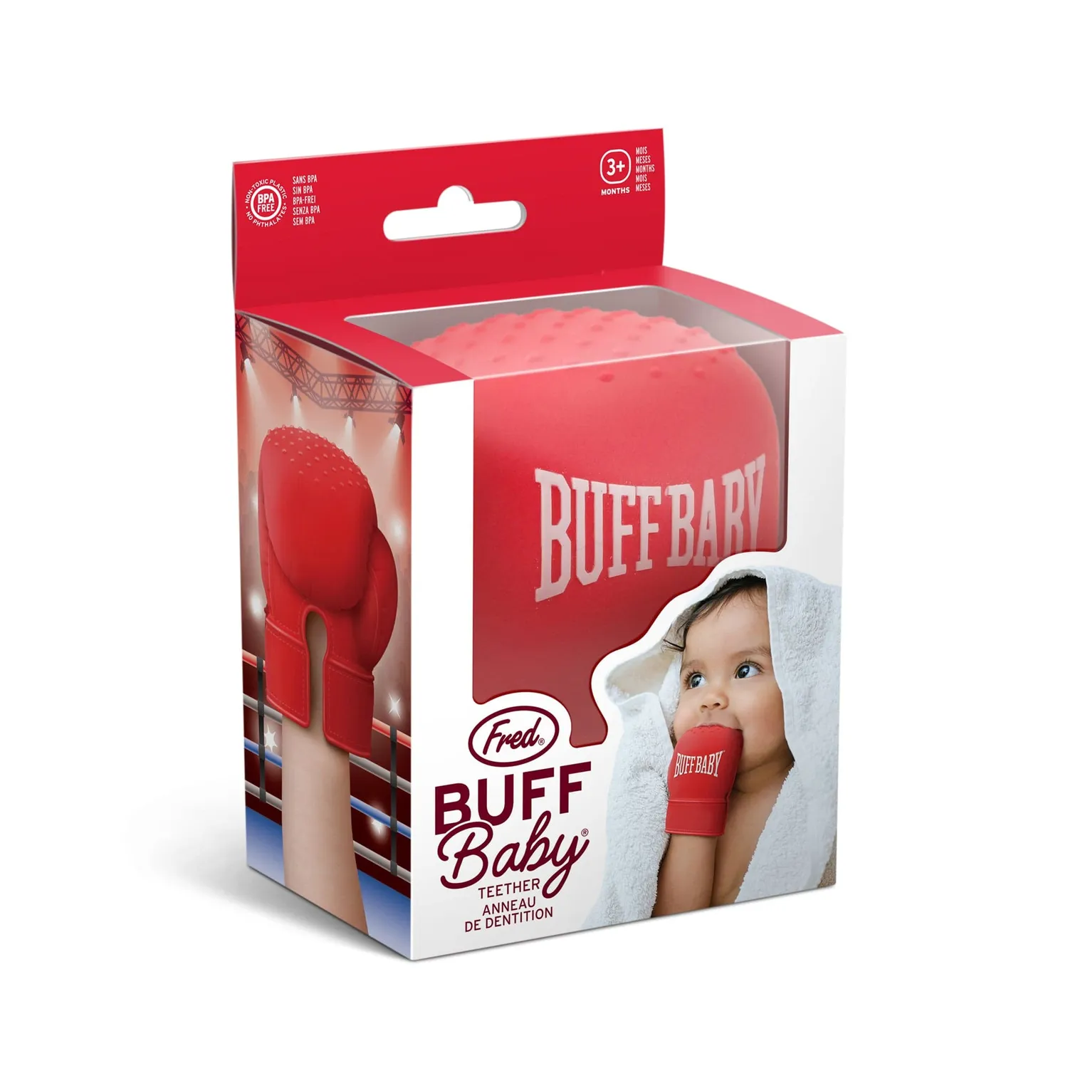 Fred Buff Baby Boxing Glove bidering silikone